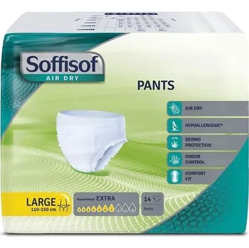 Soffisof PANTS LARGE plenkové kalhotky, 10 ks Velikost: L