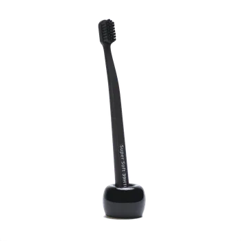 Zubní kartáček Roots set zubní kartáček a stojánek, černý