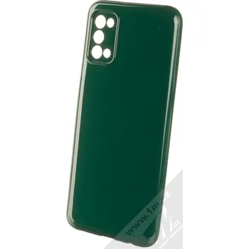 Pouzdro na mobilní telefon 1Mcz Jelly TPU ochranný kryt pro Samsung Galaxy A03s tmavě zelená (forest green)