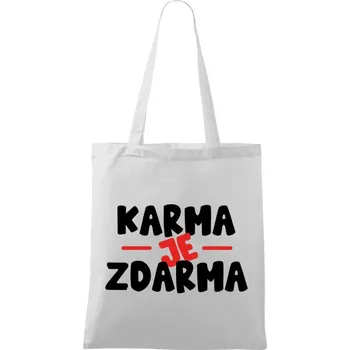 Látková taška Karma je zdarma