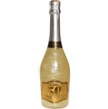 Perlové šampaňské GHOST stříbrné - Happy Birthday 50