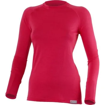 Merino triko dámské Lasting Atila růžové (dámské funkční triko)