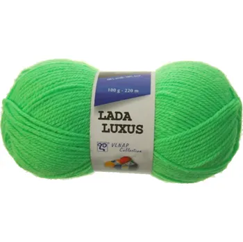 Příze Lada Luxus 50012 – zelená neon