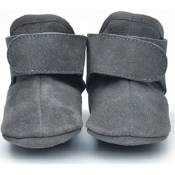 Kojenecké oblečení LODGER capáčky WALKER LEATHER BASIC Dark Grey 3-6m DOPRODEJ!