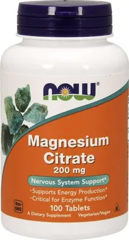 Now Foods Magnesium Citrate 200 mg 100 tbl.