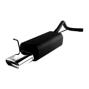 Zadní díl výfuku ULTER SPORT Sportovní výfuk SEAT Ibiza typ 6L 2002-2008, 1x koncovka oválná 120×80mm Vyberte motor: 1,2i 47kW HATCHBACK