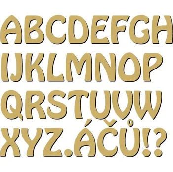 Pelisport Písmena typ D07 - 10 cm tl. 5 mm