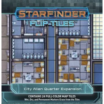 Příslušenství k deskovým hrám Paizo Publishing Starfinder Flip-Tiles: City Alien Quarter Expansion