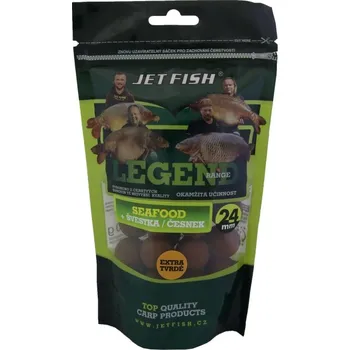 Boilies Jet Fish Legend Range extra tvrdé 24 mm/250 g