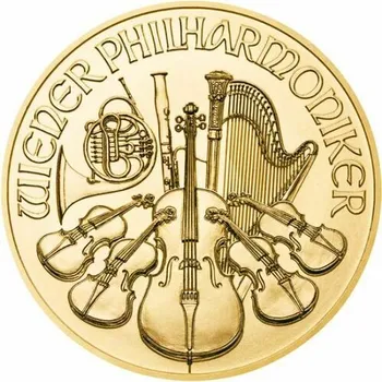 Münze Österreich Wiener Philharmoniker Zlatá mince 1/2 Oz