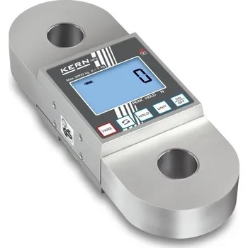 Průmyslová váha Siloměr Kern HFA 600kg (Přenosný digitální siloměr / závěsná váha pro měření tahu s integrovaným měřícím senzorem)