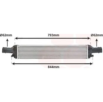 Motor automobilu Chladič turba VAN WEZEL 03004319