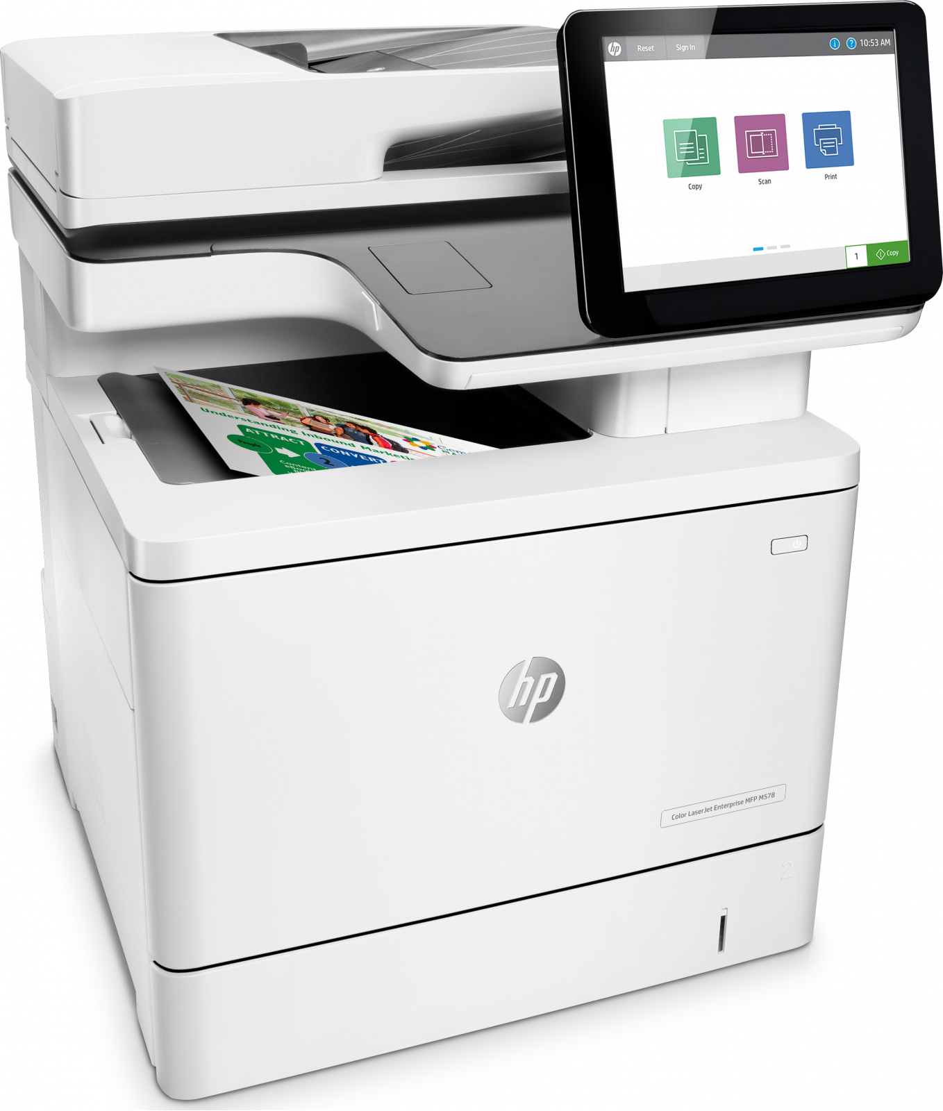 foto Tiskárna HP Color LaserJet Enterprise MFP M578dn