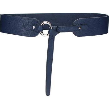 Opasek Kožený zavazovací opasek S modrá