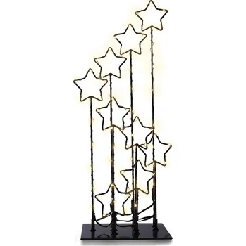Vánoční osvětlení DecoKing Magic dekorace hvězdy 90 LED teplá bílá