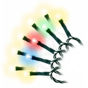 Vánoční osvětlení Nexos Trading D39231 světelný řetěz 40 LED teplá bílá/multicolor