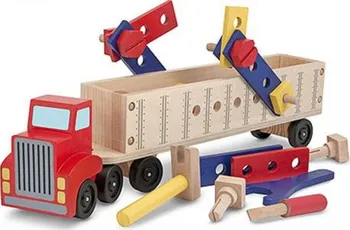Dřevěná hračka Melissa & Doug Dřevěná konstrukční stavebnice auto