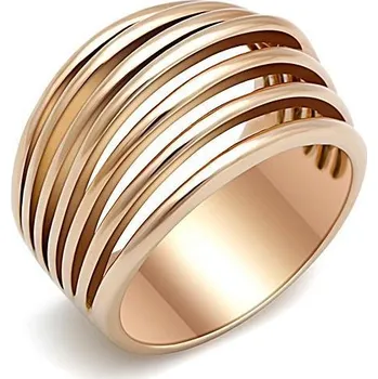 Prsten Šperky4U Extravagantní zlacený ocelový prsten - velikost 50 - AL-0112-50