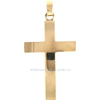 Souprava šperků zlatý přívěšek velký křížek 1958211220200