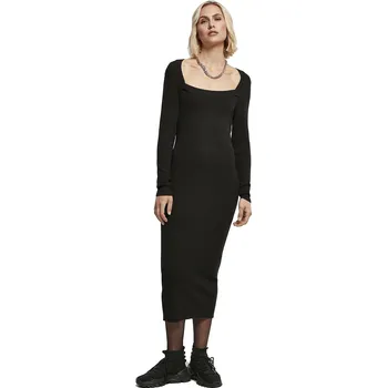 Dámské šaty šaty Urban Classics Long Knit/TB4526 - Black L