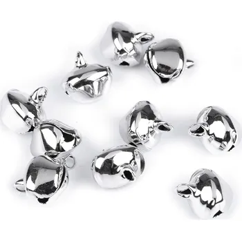 Rolničky 13x16 mm, barva stříbrná