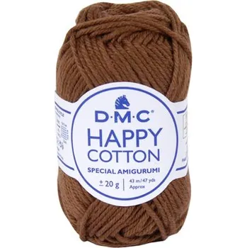 Příze Příze HAPPY COTTON 20g, hnědá - odstín 777