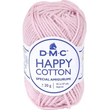 Příze Příze HAPPY COTTON 20g, světle růžová - odstín 760