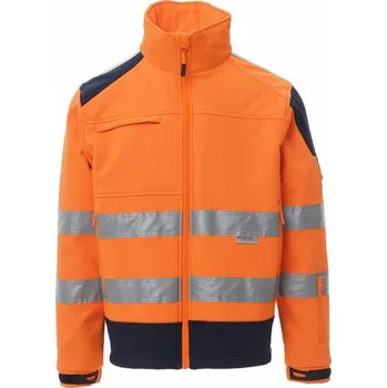 pracovní bunda PAYPER SCREEN HiVis softshell bunda oranžová - v. L