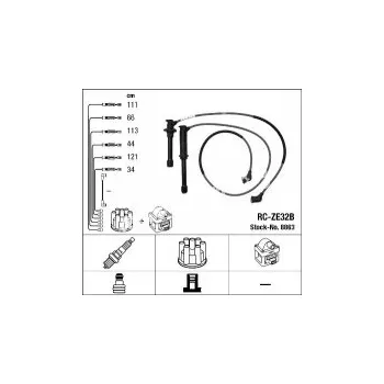 Zapalovací kabel Sada kabelů pro zapalování NGK RC-ZE32B - MAZDA