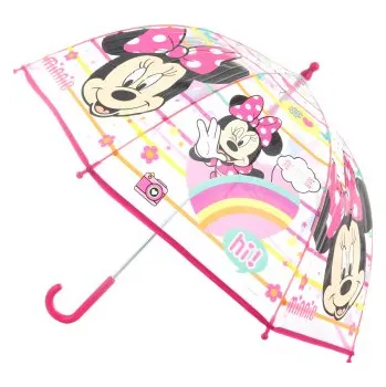 Deštník Deštník Minnie průhledný manuální