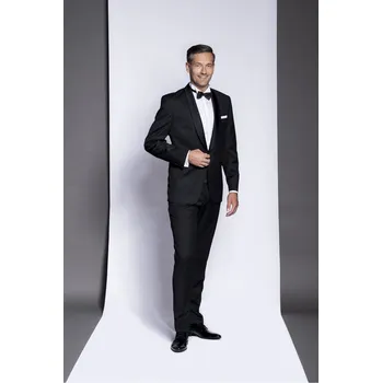 Pánské sako Smokingové sako 11C031 90 Barva: Černá, Velikost: 28, Střih: REGULAR FIT