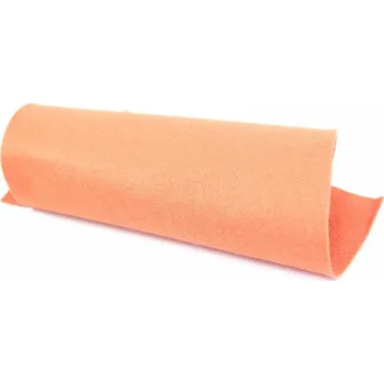 Látková dekorační plsť - rezavá