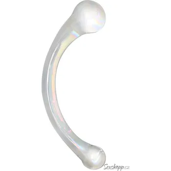 Dildo Oboustranné skleněné dildo Sensual Glass Wanda