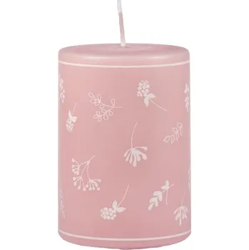 Svíčka Růžová svíčka Unipar Fleur, doba hoření 30 h ID_1390845