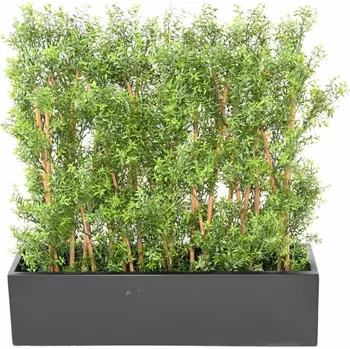 umělá květina Luxusní umělý plot EUCALYPTUS UV PLOT 35x105cm, 110cm