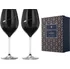 Sklenice Diamante Silhouette City Black s kamínky Swarovski 470 ml 2 ks