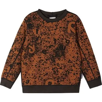 REIMA dětská oboustranná mikina Villis Cinnamon brown 92 cm