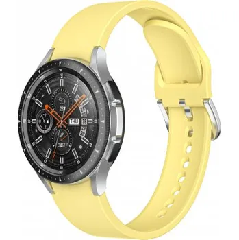 Řemínek na hodinky BSTRAP | Bstrap Silicone reminek na Samsung Galaxy Watch 4 / 5 / 5 Pro / 6, yellow (SSG017C04)