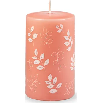 Svíčka Oranžovorůžová svíčka Unipar Pure Beauty, doba hoření 40 h ID_1390769