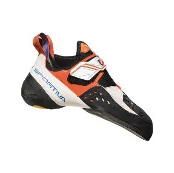Lezečky La Sportiva Solution Women (20H) WHITE/LILY ORANGE bílá 39 EU