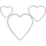 Felcman Sada vykrajovátek 3 ks srdce