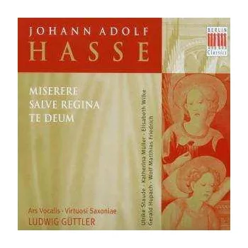 Zahraniční hudba CD Johann Adolf Hasse: Miserere - Salve Regina - Te Deum 2015