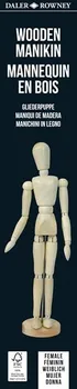 Figurína Daler Rowney Dřevěná figurína 30 cm žena