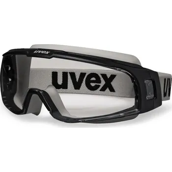 ochranné brýle Uvex Brýle uvex u-sonic, PC čirý/UV 2C-1,2, SV plus, oil and gas, barva černo/šedá