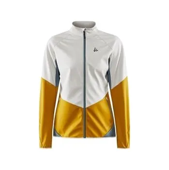 Dámská bunda W Bunda CRAFT CORE Glide sv. šedá se žlutou S