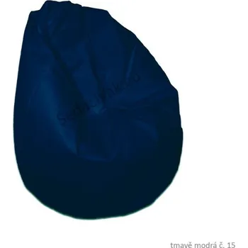 Sedací pytel Sedací vak Mudok - Hruška pro děti tmavě modrá