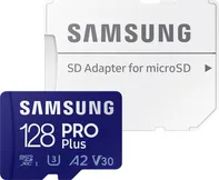 paměťová karta Samsung microSDHC 128 GB PRO Plus + SD adaptér