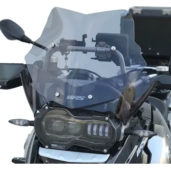 Zavazadlo na motocykl Rally plexi WRS EVO kouřové BMW R 1200 GS/ADV 04-12 (LED light)