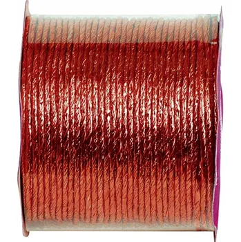 Santex Dekorační papírový drátek červený 20 m