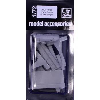Plastikový model 1/72 Farm horse drawn wagon (resin kit)